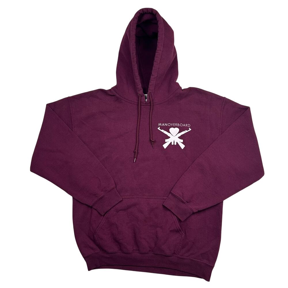 Manoverboard Band Hoodie Mens Medium Maroon Youre So Worth All Of This Torture